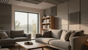 Raumakustik im Wohnzimmer verbessern